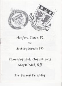 Ashford Town v Sittingbourne 28/08/05