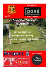 Sittingbourne v Lancing 13/04/24